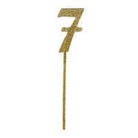 Cake-Topper glitzergold 7