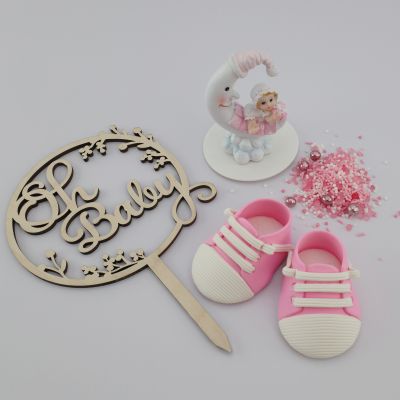 Motivtorte oh baby pink
