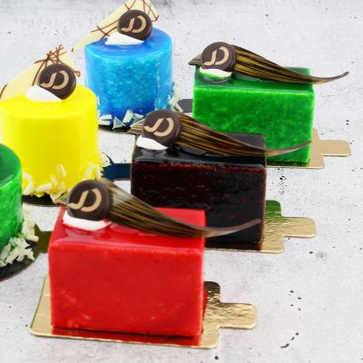Törtchen mit Easyglaze spray