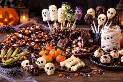 Halloweensüßigkeiten selber machen - schauriges Buffet