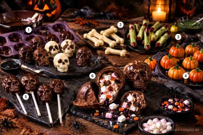 Halloween Schokolade selber machen - eine Auswahl